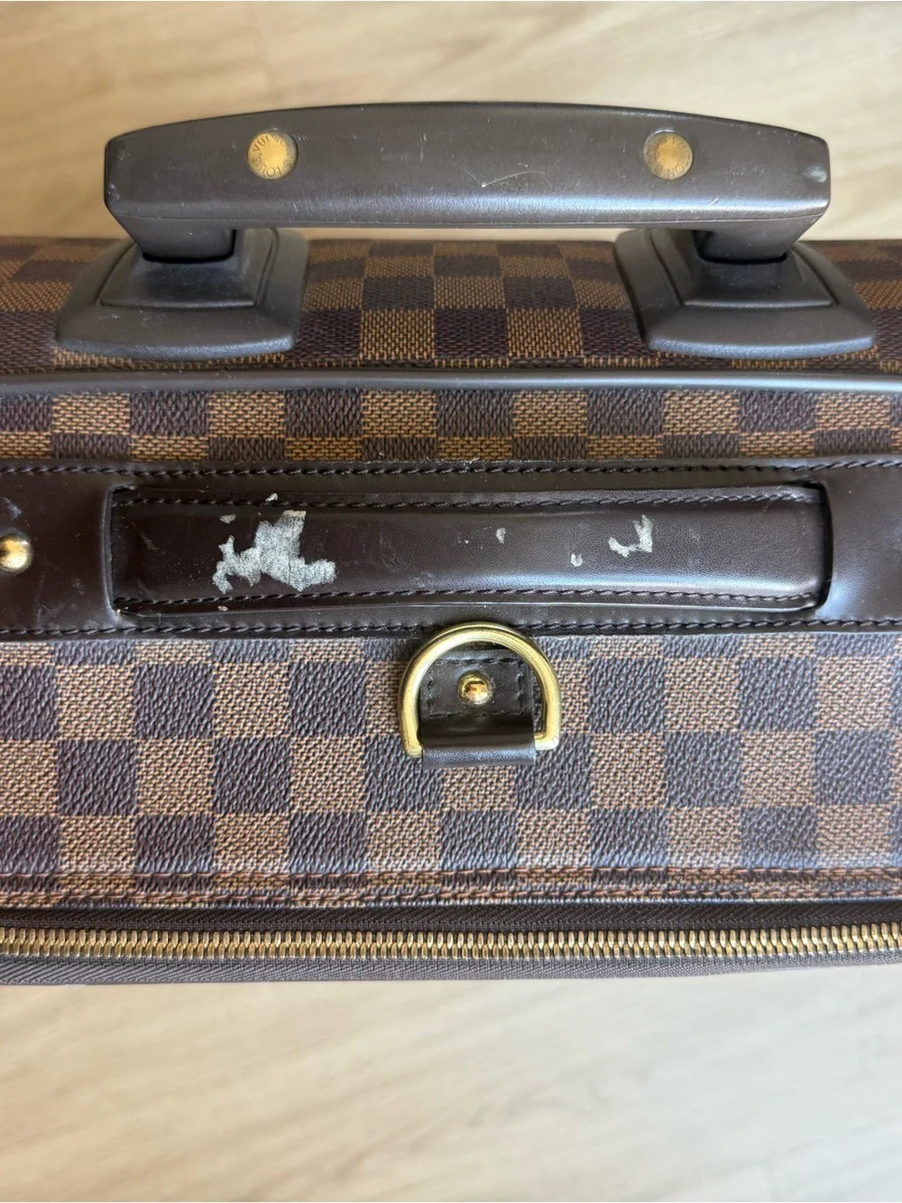 Louis Vuitton Brown Damier Ebene Rolling Carry-On